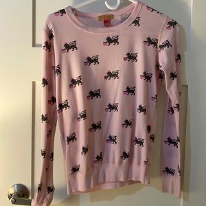 Waffle knit long sleeve size small